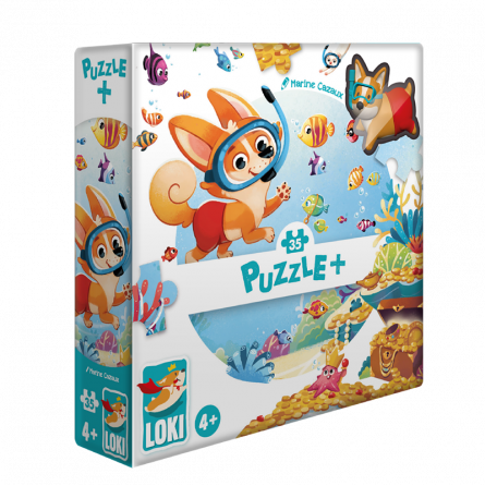 Puzzle 35p Loki fait de la plongée - IkaIpaka Royan