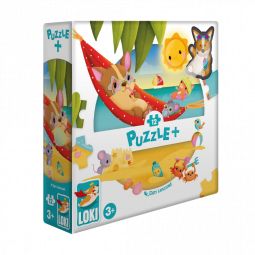 Puzzle 12p Loki à la Plage LOKI Ikaipaka jeux & jouets Royan