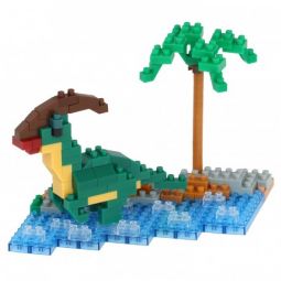 Nanoblock Parasaurolophus au bord de l'eau nanoblock Ikaipaka