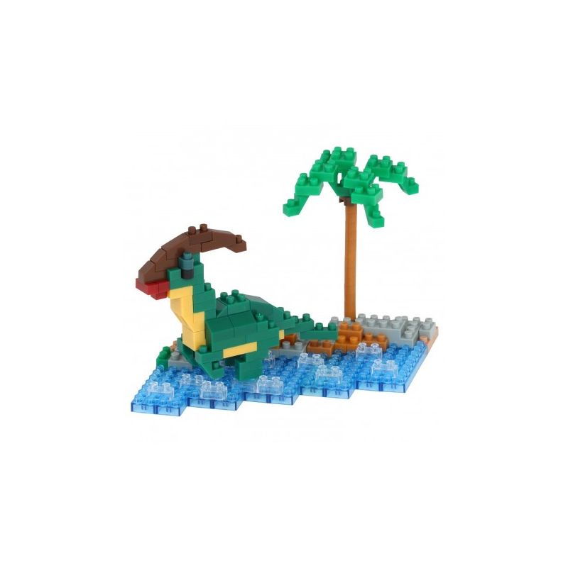 Nanoblock Parasaurolophus au bord de l'eau nanoblock Ikaipaka