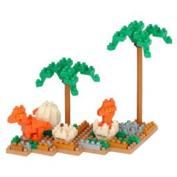 Nanoblock Eclosion de bébés Tyrannosaurus Rex nanoblock