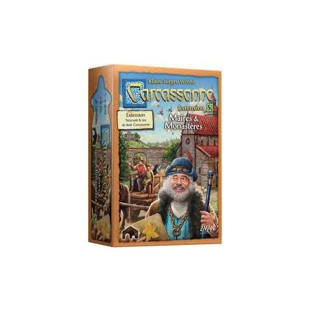 Carcassonne: Maire et Monastères (Ext5)  Ikaipaka jeux & jouets