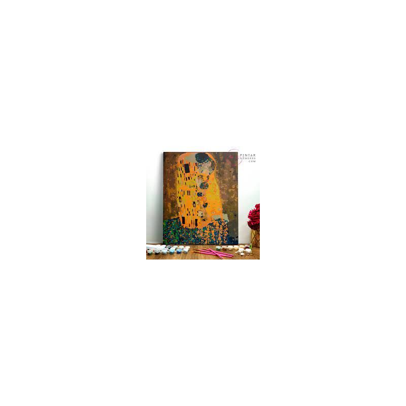 Peinture aux numéros Le baiser de Klimt - IkaIpaka Royan