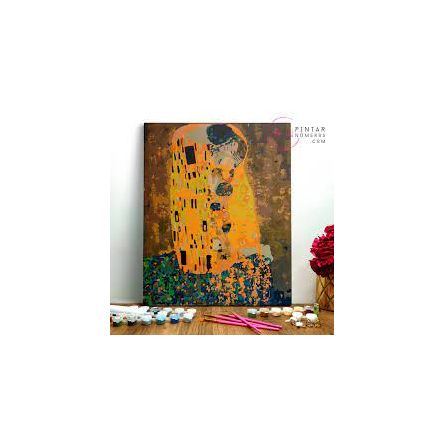 Peinture aux numéros Le baiser de Klimt - IkaIpaka Royan