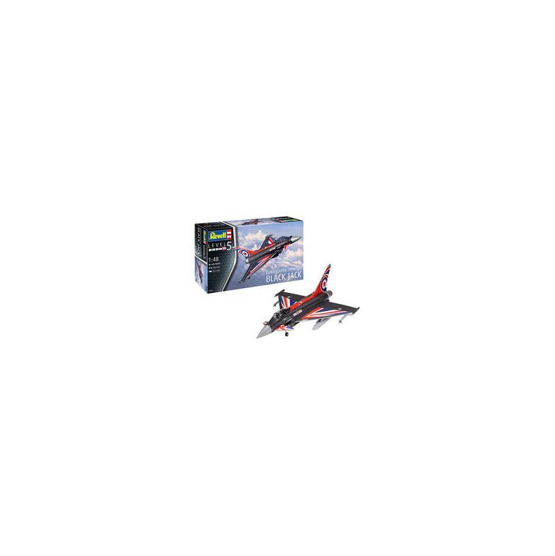 Maquette avion Eurofighter Typhoon "Black Jack" REVELL Ikaipaka