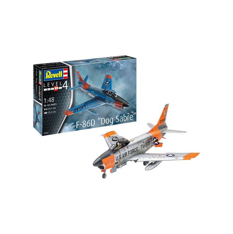 Maquette Avion F-86D "Dog Sabre" REVELL Ikaipaka jeux & jouets