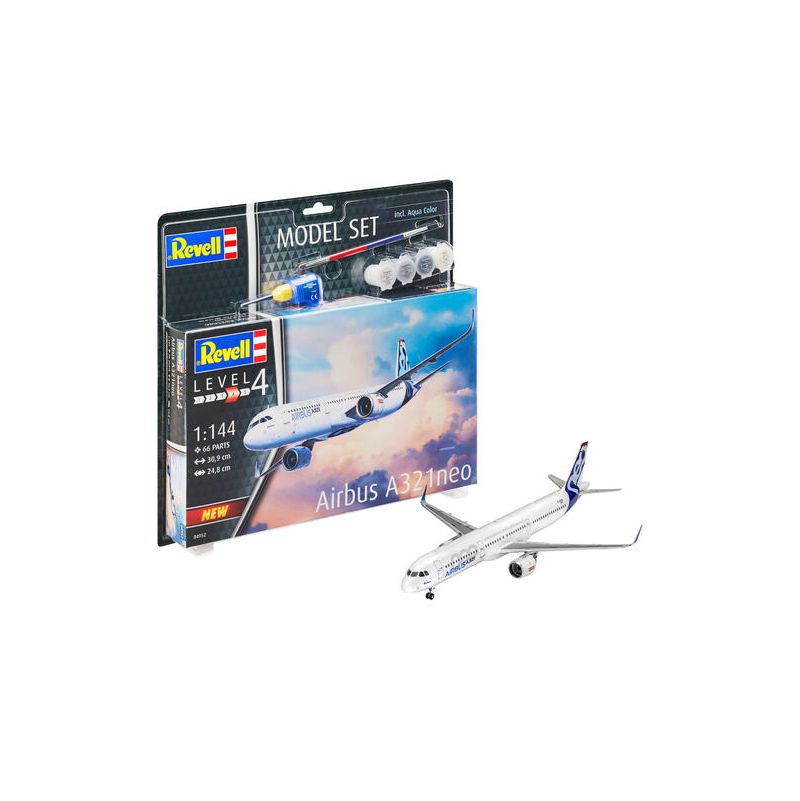 Maquette Avion MODEL SET AVIONS AIRBUS A321NEO REVELL Ikaipaka