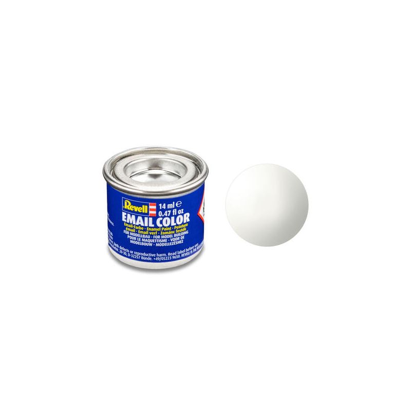 Peinture à Maquette 04 REVELL COLOR (EMAIL) BLANC BRILLANT