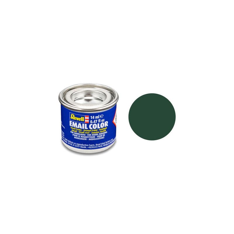 Peinture à Maquette 68 REVELL COLOR (EMAIL) VERT FONCÉ, MAT RAF
