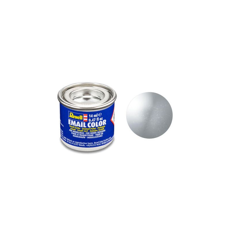 Peinture à Maquette 90 REVELL COLOR (EMAIL) ARGENT METAL REVELL