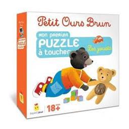 Petit Ours Brun Mon premier puzzle a toucher Les jouets