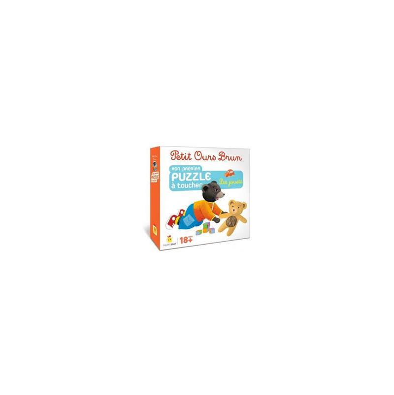 Petit Ours Brun Mon premier puzzle a toucher Les jouets