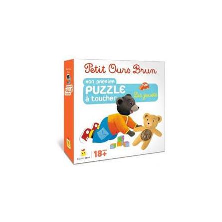 Petit Ours Brun Mon premier puzzle a toucher Les jouets