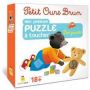 Petit Ours Brun Mon premier puzzle a toucher Les jouets