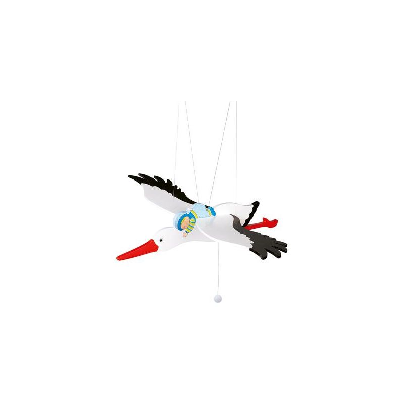 Mobile Cigogne avec bébé Goki Ikaipaka jeux & jouets Royan