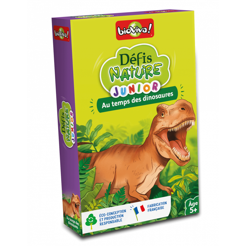 Défis Nature Junior Au temps des Dinosaures Bioviva Ikaipaka