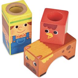 Cubes Sonores A la Ferme Vilac VILAC Ikaipaka jeux & jouets