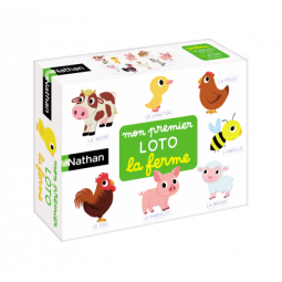 Mon premier Loto La Ferme Nathan Nathan Ikaipaka jeux & jouets