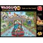 Puzzle 1000p Wasgij Originale 33 Calm on the canal  Ikaipaka