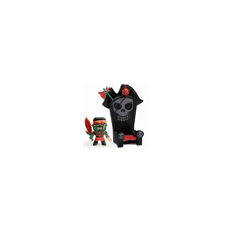 Arty Toys Pirates Kyle & Ze Throne Djeco Ikaipaka jeux & jouets
