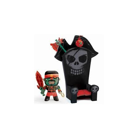 Arty Toys Pirates Kyle & Ze Throne Djeco Ikaipaka jeux & jouets