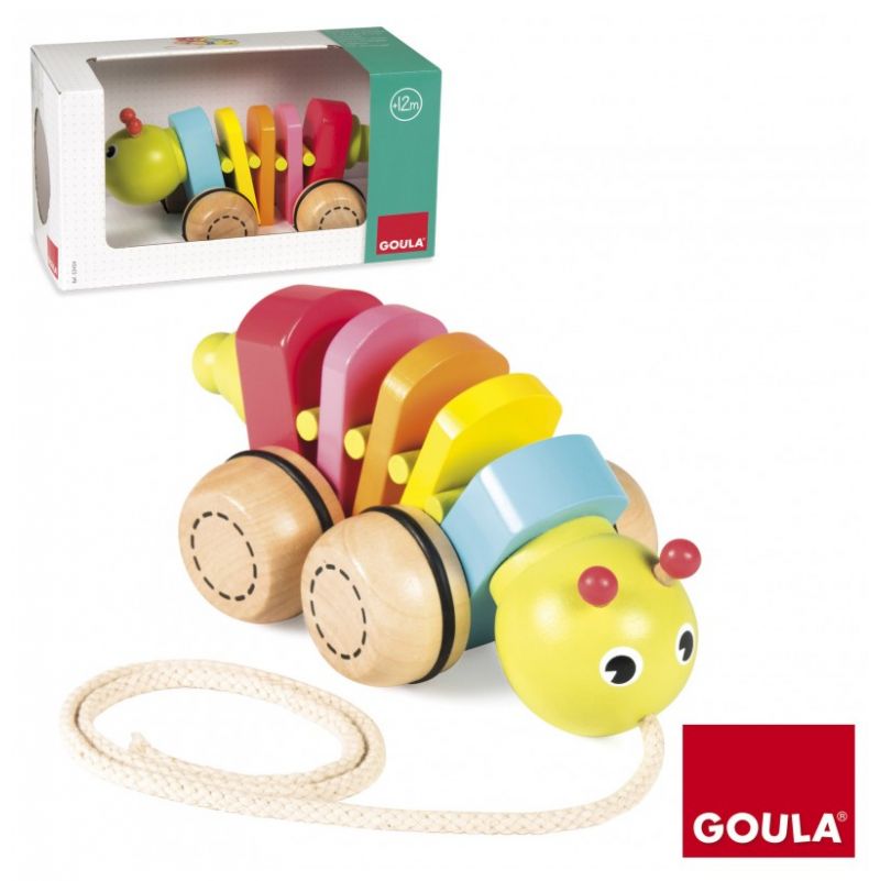 Chenille articulée à tirer Diset Ikaipaka jeux & jouets Royan