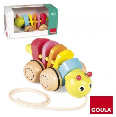 Chenille articulée à tirer Diset Ikaipaka jeux & jouets Royan