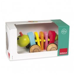 Chenille articulée à tirer Diset Ikaipaka jeux & jouets Royan
