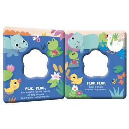 Plouf! 4 animaux pour jouer dans le bain AUZOU Ikaipaka jeux &