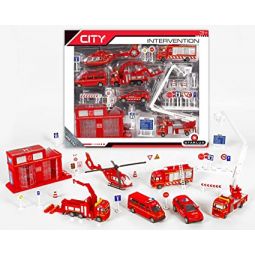 Coffret Véhicules de Pompiers STARLUX Ikaipaka jeux & jouets
