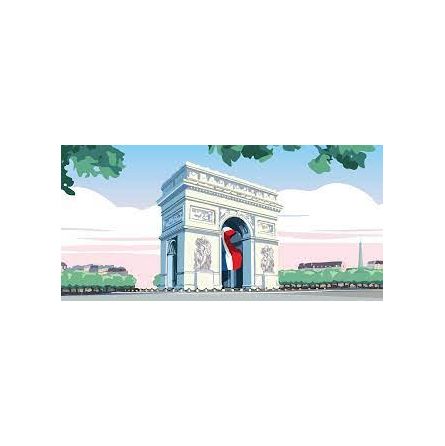 Presentoir Arc de Triomphe pour Cycliste Bernard et Eddy 