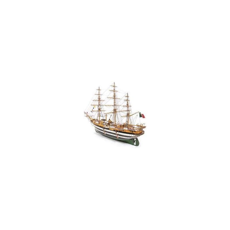 Maquette bois Bateau AMÉRIGO VESPUCCI - IkaIpaka Royan