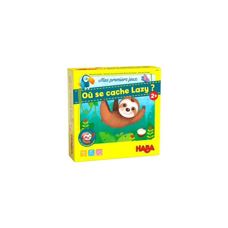 Mes premiers jeux Où se cache Lazy? Haba Ikaipaka jeux & jouets