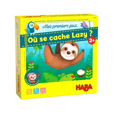 Mes premiers jeux Où se cache Lazy? Haba Ikaipaka jeux & jouets