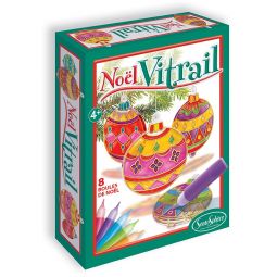 Boules de Noel Vitrail à Peindre Sentosphere Ikaipaka jeux &