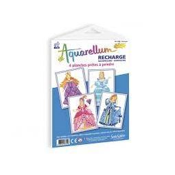 Aquarellum Recharge Junior Princesses Sentosphere Ikaipaka jeux