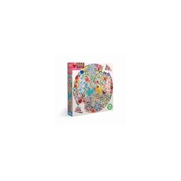 Puzzle 500p BLUE BIRD YELLOW BIRD Eeboo Eeboo Ikaipaka jeux &