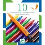 Les couleurs - Pour les grands 10 feutres pinceaux - classique
