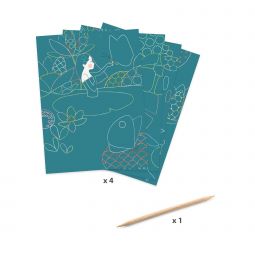 Cartes à gratter L'étang Djeco Ikaipaka jeux & jouets Royan
