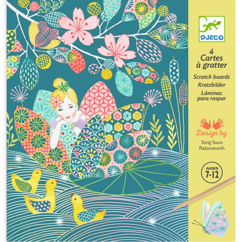 Cartes à gratter L'étang Djeco Ikaipaka jeux & jouets Royan