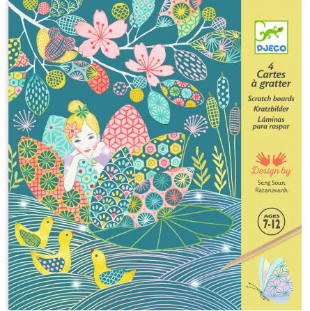 Cartes à gratter L'étang Djeco Ikaipaka jeux & jouets Royan