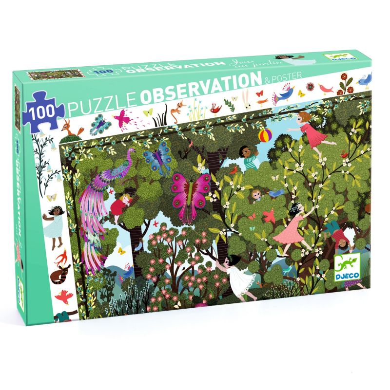 Puzzle Observation 100p Jeux au jardin - IkaIpaka Royan