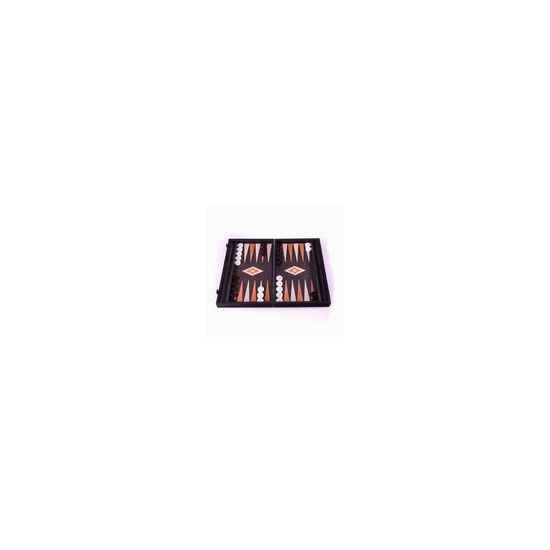 BACKGAMMON 38CM TYPE WENGE  Ikaipaka jeux & jouets Royan