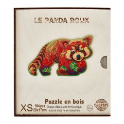 Puzzle en bois Le Panda Roux - IkaIpaka Royan