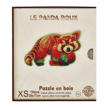 Puzzle en bois Le Panda Roux - IkaIpaka Royan