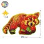 Puzzle en bois Le Panda Roux - IkaIpaka Royan