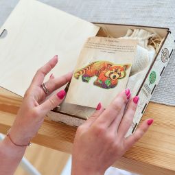 Puzzle en bois Le Panda Roux - IkaIpaka Royan