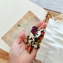 Puzzle en bois Le Panda Roux - IkaIpaka Royan