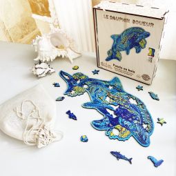 Puzzle en bois La Dauphin Joueur - IkaIpaka Royan