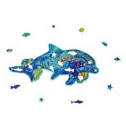 Puzzle en bois La Dauphin Joueur - IkaIpaka Royan